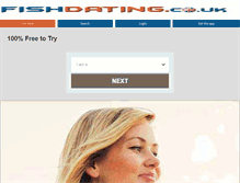 Tablet Screenshot of fishdating.co.uk