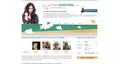 Desktop Screenshot of fishdating.co.za