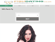 Tablet Screenshot of fishdating.co.za